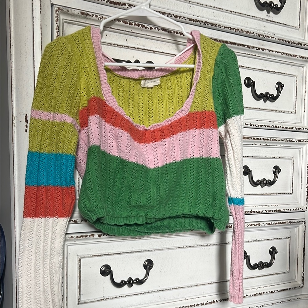 LA Hearts Multicolor Sweater